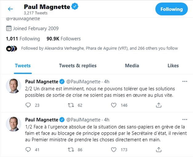 Moet premier ingrijpen? Partijvoorzitters kibbelen op Twitter over hongerstakers