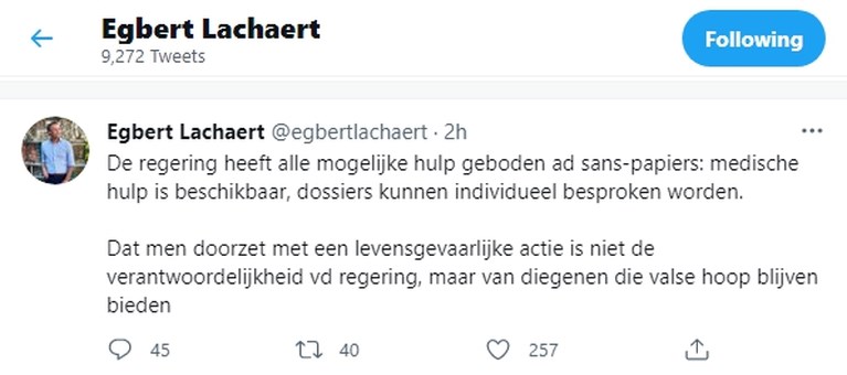 Moet premier ingrijpen? Partijvoorzitters kibbelen op Twitter over hongerstakers
