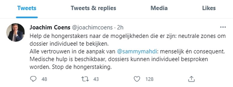 Moet premier ingrijpen? Partijvoorzitters kibbelen op Twitter over hongerstakers