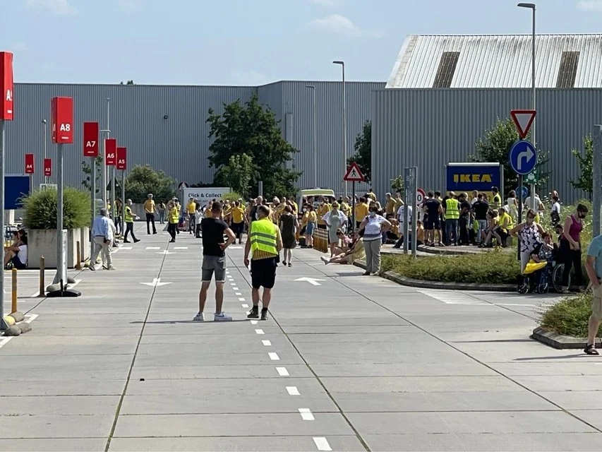 Ikea in Wilrijk released again after preventive eviction