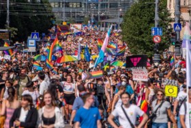 Duizenden deelnemers Budapest Pride protesteren tegen regering-Orban