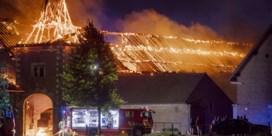 Grote brand verwoest hoeve van kasteel Hamal in Tongeren
