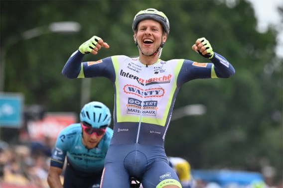 Vroege vluchter Taco van der Hoorn wint derde etappe Benelux Tour