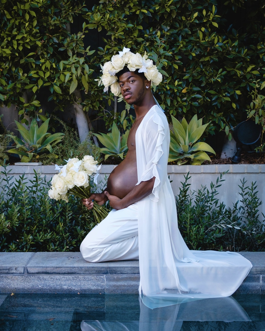 Lil Nas X announces debut album with ‘pregnancy photos’