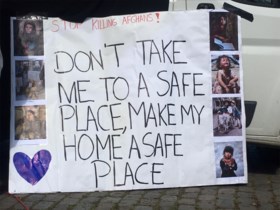 Protest in Antwerpen voor Afghanistan: ‘Taliban zal nooit de harten veroveren’