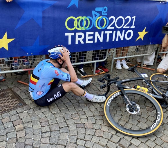 Colbrelli te sterk voor Evenepoel op EK