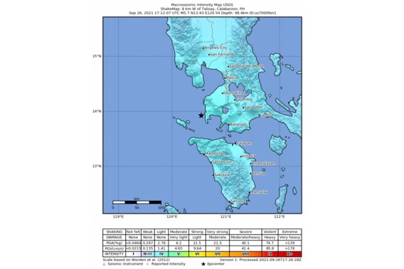 Aardbeving op grootste eiland Filipijnen