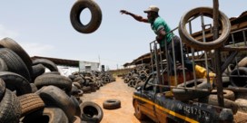 Nigeriaanse onderneemster transformeert autobanden tot speeltuin