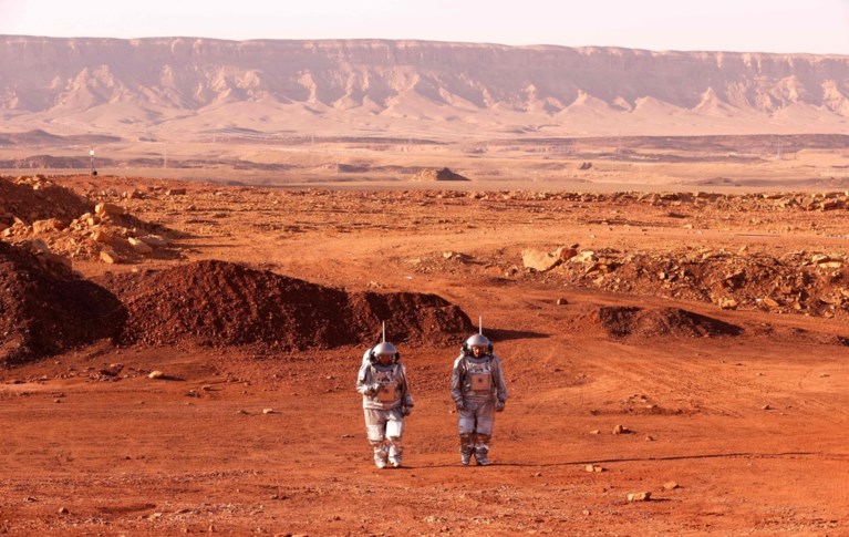 Wetenschappers simuleren missie op Mars in Israël
