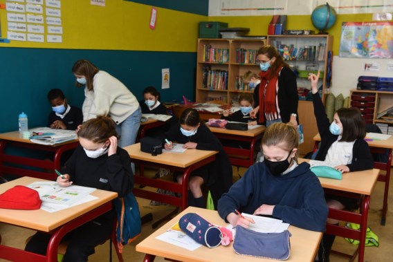 Moeders starten actie tegen mondmasker op lagere school: ‘Dit kan niet’