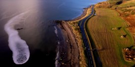 Drone filmt enorme ‘draaikolk’ voor Schotse kust