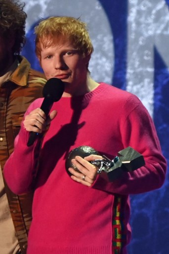 Ed Sheeran en BTS winnaars MTV Europe Music Awards