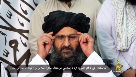Talibanpremier vraagt in eerste toespraak om ‘dankbaarheid’ voor bewind