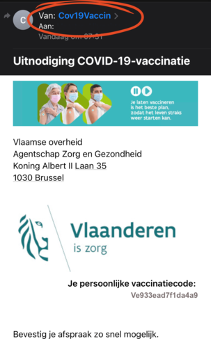 Opgelet: valse uitnodigingen voor boosterprik in omloop