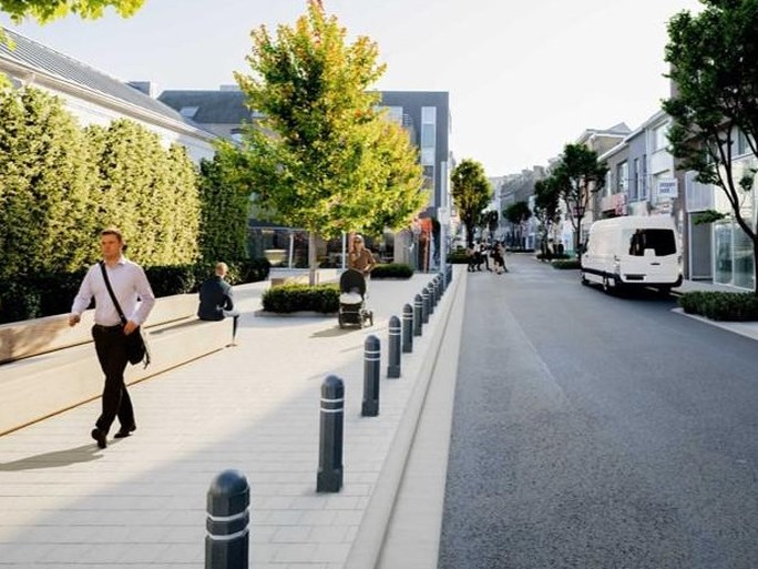 Gentse Overpoort krijgt een make-over, met terrassen en bomen