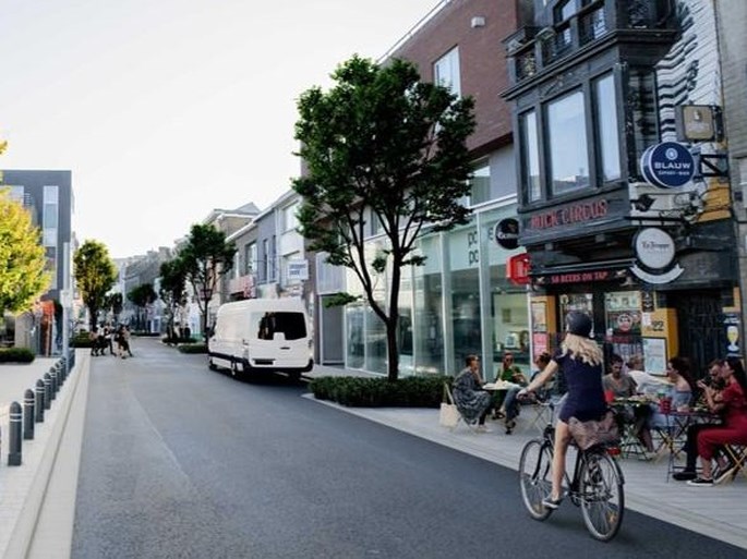 Gentse Overpoort krijgt een make-over, met terrassen en bomen