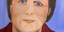 Wouter Beke bedankt Angela Merkel met zelfgemaakt portret  