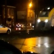 Trein ramt auto in buurt van Luik