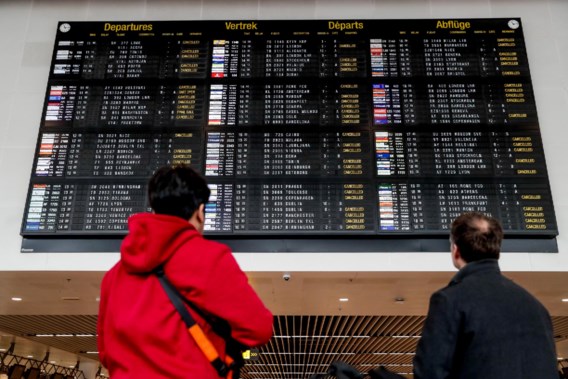Helft vluchten Brussels Airlines geschrapt door staking 