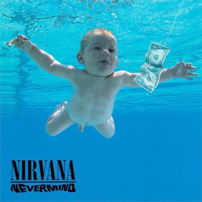 Rechtszaak over blote baby op albumhoes van Nirvana afgewezen