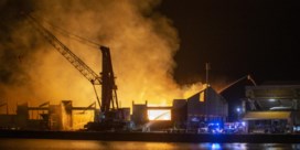 Zware brand in Gentse haven  