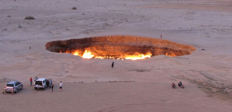 Turkmenistan wil ‘poort naar de hel’ doven