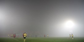 Match tussen Seraing en Union bij 0-2 afgelast door dichte mist  