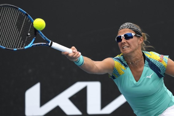Kirsten Flipkens plaatst zich wel voor tweede ronde van dubbelspel Australian Open