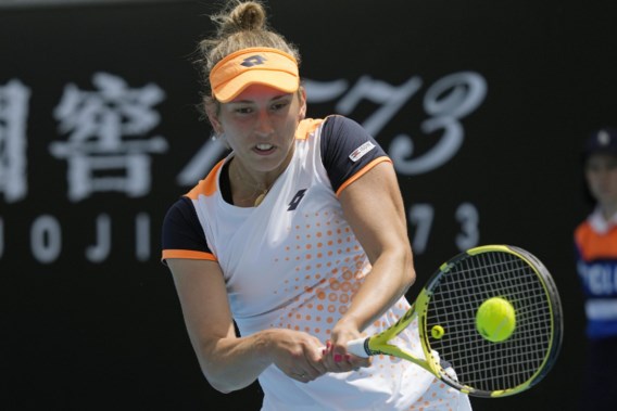Elise Mertens plaatst zich voor tweede ronde in Australian Open