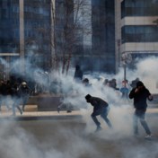 Rellen breken uit op coronabetoging in Brussel  