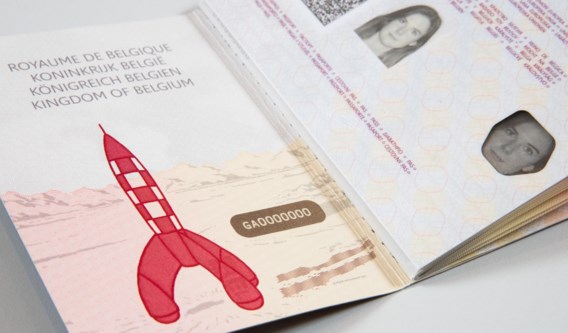 Kuifjeraket siert nieuw Belgisch paspoort 