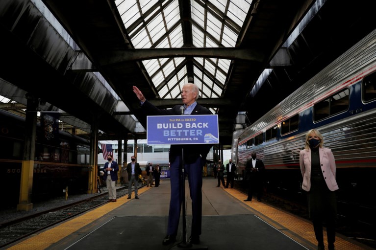 Brug stort in, lutele uren voor president Biden er komt speechen over infrastruttura