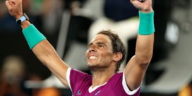 Rafael Nadal naar finale Australian Open voor grandslamrecord  