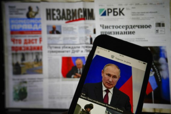 Van ‘wereldoorlog’ tot ‘we spreken ook kijkend Oekraïne toe’: dit zeggen en schrijven Russische media 