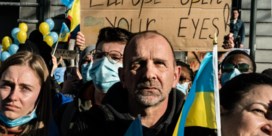 Brussels protest voor Oekraïne  