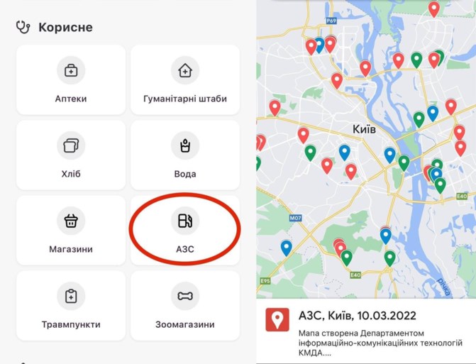 App om reistickets te kopen redt nu levens em Kiev