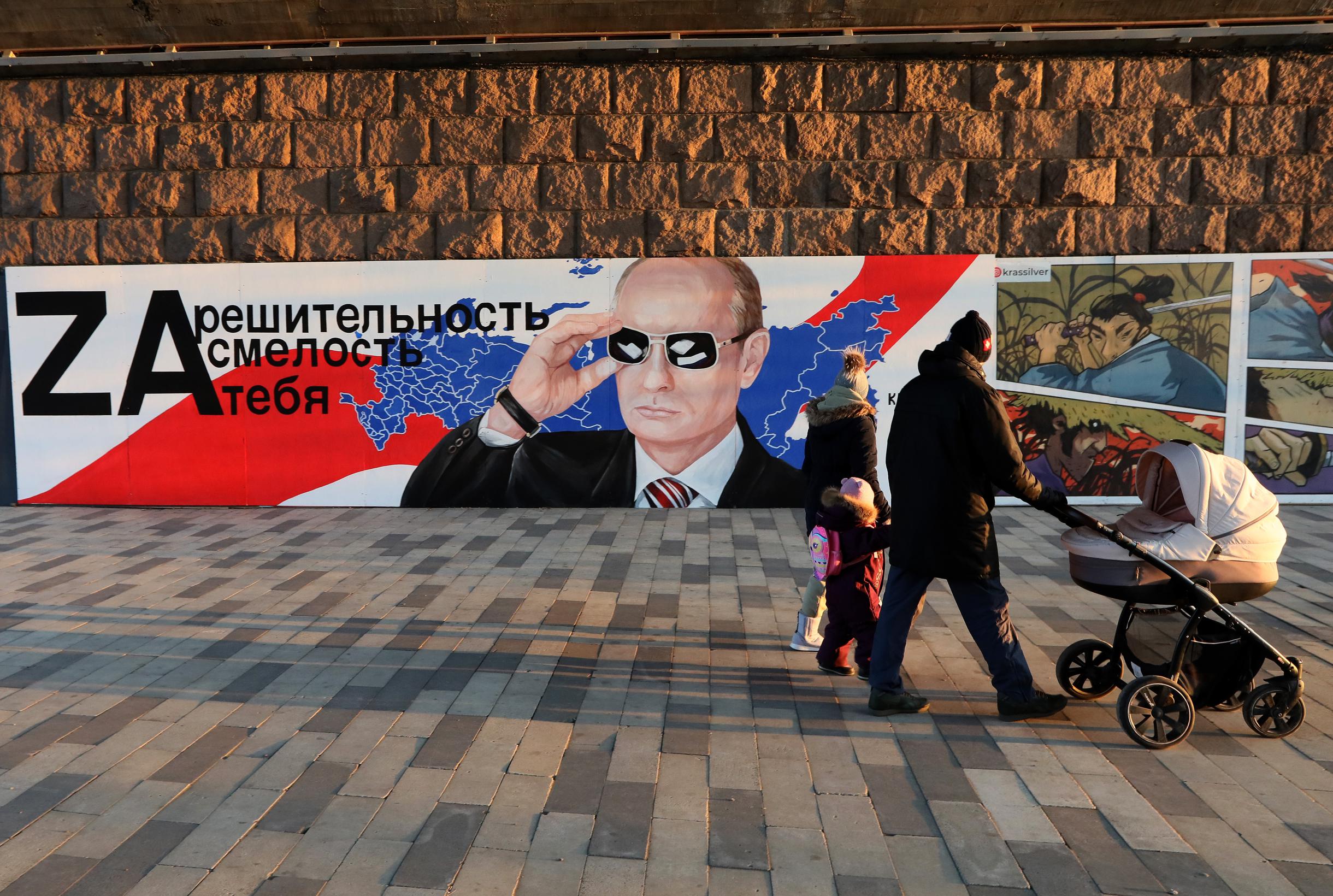 Gaten prikken in Poetins propaganda