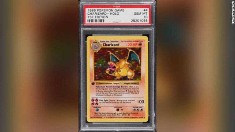 Pokémonbusiness boomt: kaart verkocht voor 420.000 dollar