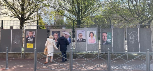 In beeld | (Gebrek aan) verkiezingskoorts in Frans straatbeeld