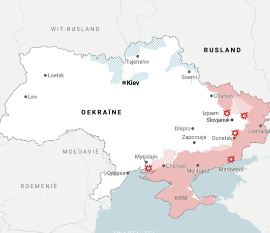 In kaart: in welke steden wordt in Oekraïne strijd geleverd? | De Standaard  Mobile