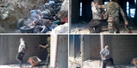 Op video: in een massagraf geduwd en doodgeschoten door soldaten van Assad