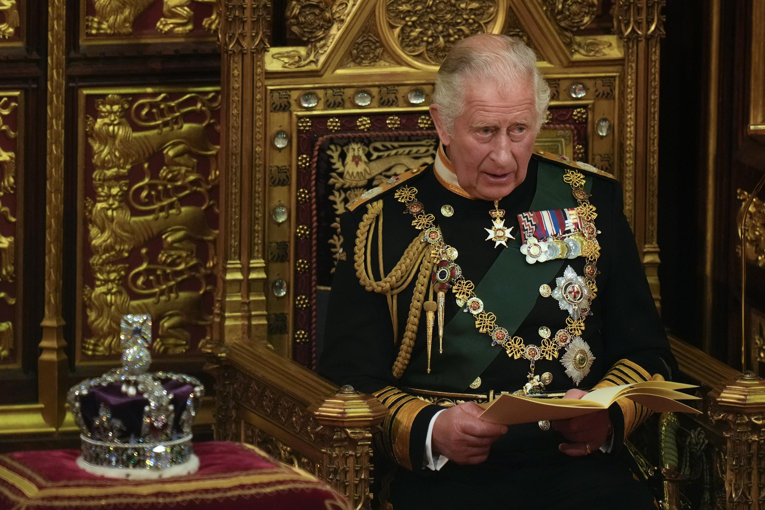 Prince Charles gives first speech from the throne instead of Queen Elizabeth