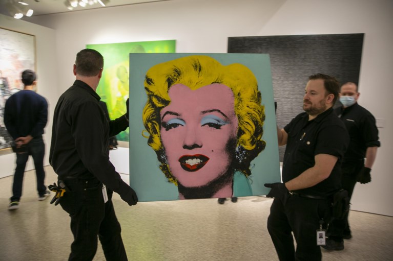 Recordprijs voor ‘blauwe Marilyn’