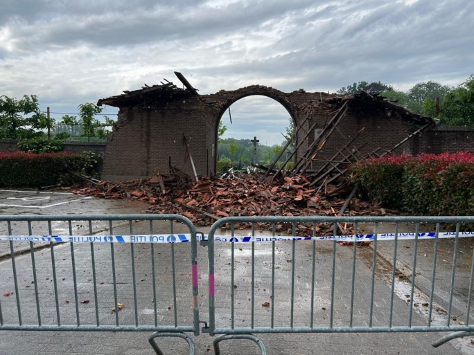 Van omgewaaide kerkhofmuur tot ondergelopen straten: onweer veroorzaakt heel wat schade in provincie Antwerpen