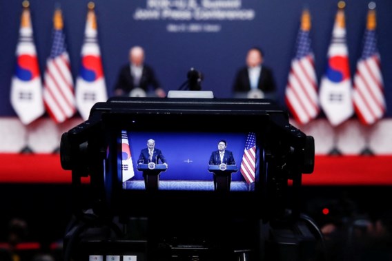 Biden kondigt uitbreiding aan van gezamenlijke militaire activiteiten VS en Zuid-Korea