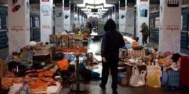 Dakloze oorlogsslachtoffers moeten wijken voor de metro