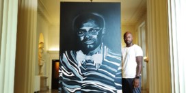 Patrice Lumumba eindelijk in het Belgisch parlement dankzij kunstenaar David Katshiunga