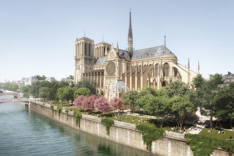Belgische landschapsarchitect mag omgeving Notre-Dame hertekenen
