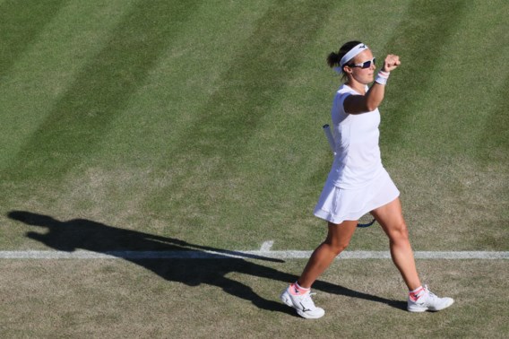 Flipkens zet met spannende match punt achter haar tenniscarrière op Wimbledon