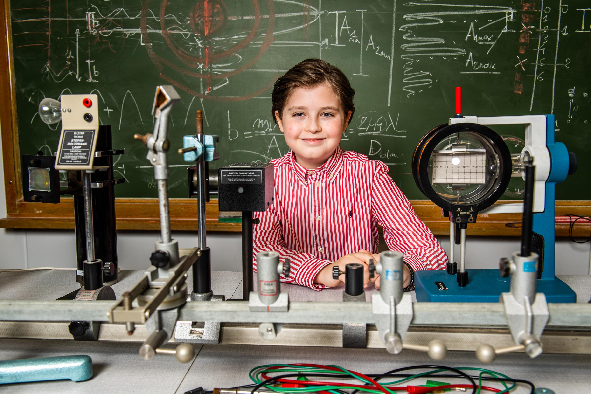 Laurent Simmons, 12 anni, ora ha anche un master in Fisica